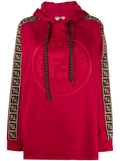 fendi hoodie red|fendi hoodie price.